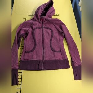 lululemon athletica Women's Striped Jacket - Pink and Purple